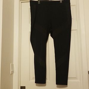 Lane Bryant Black Leggings, very nice, thick